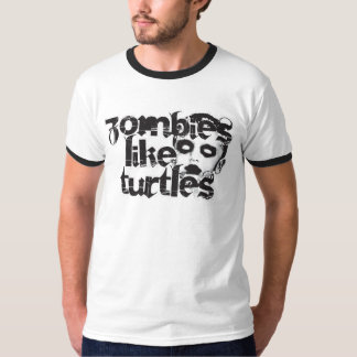 T-shirt Les zombis aiment des tortues