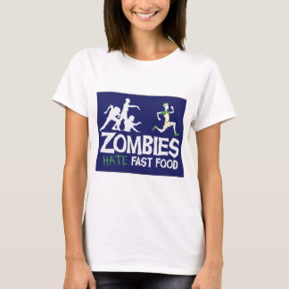 T-shirt Les zombis DÉTESTENT les aliments de préparation