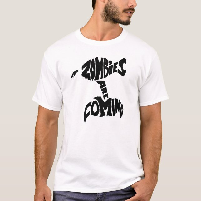 T-shirt Les zombis sont prochaine chemise de TD-Fan (Devant)