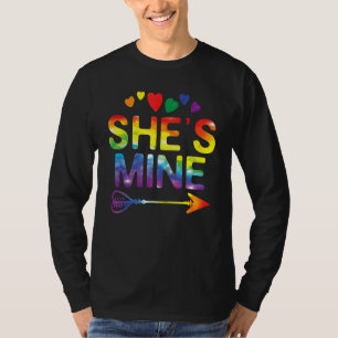 T-shirt Lesbian Couple She's Mine Matching Lgbt Pride