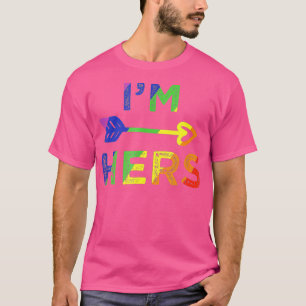 T-shirt Lesbienne Couple Im Hers Shers Mien Correspondance