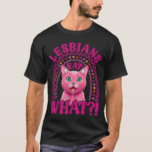 T-shirt Lesbiennes Mange Quoi Drôle Choqué Korat Cat Pride