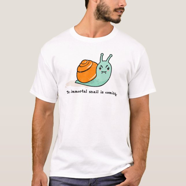 T-shirt L'Escargot immortel (Assassin d'escargot) (Devant)