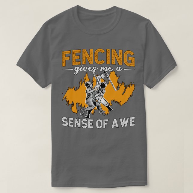 T-shirt L'Escrime Me Donne Un Sens Des Longswords Duel Fen (Design devant)