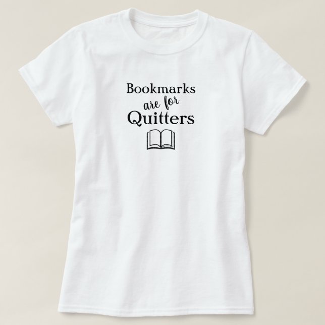 T - Shirt lesen von Büchern (Design vorne)