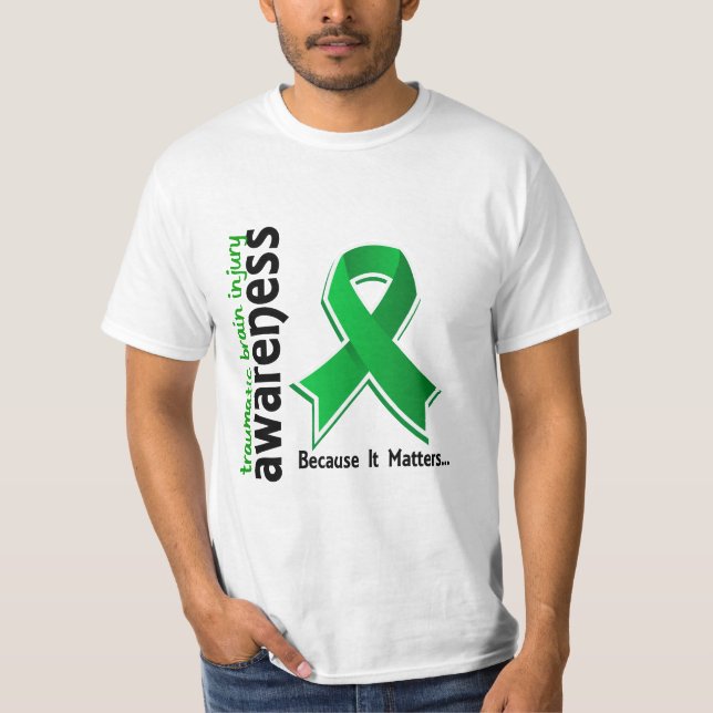 T-shirt Lésion cérébrale traumatique TBI de la conscience (Devant)