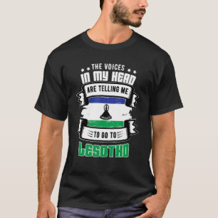 T-shirt Lesotho Dans Ma Tête