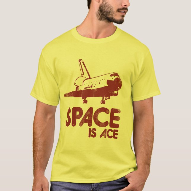 T-shirt L'espace est l'as (Devant)
