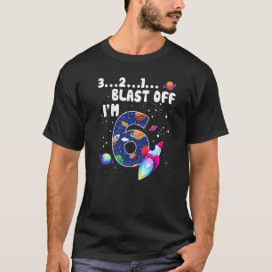 T-shirt L'espace extra-atmosphérique Je suis 6ème annivers