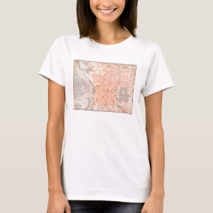 T-shirt L'Espagne : Carte de Madrid, C1920