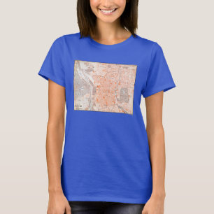 T-shirt L'Espagne : Carte de Madrid, C1920