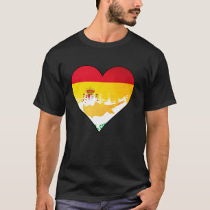 T-shirt L'Espagne et le drapeau chypriote du patrimoine ca