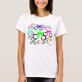 T-shirt L'Espagnol blanc des femmes de famille de