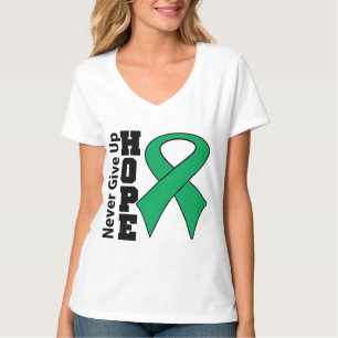 T-shirt L'espoir de Cancer de foie n'abandonnent jamais