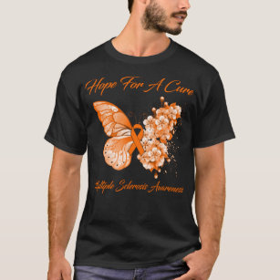 T-shirt L'Espoir Des Papillons Pour Un Traitement De La Sc