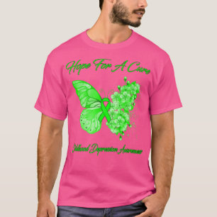 T-shirt L'Espoir Des Papillons Pour Une Cure Dépression De