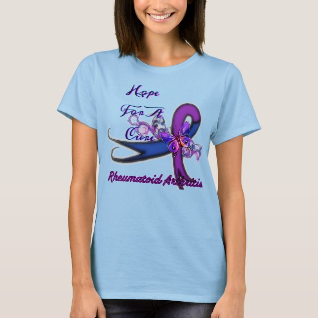 T-shirt L'espoir du RA des femmes antérieur un traitement (Devant)