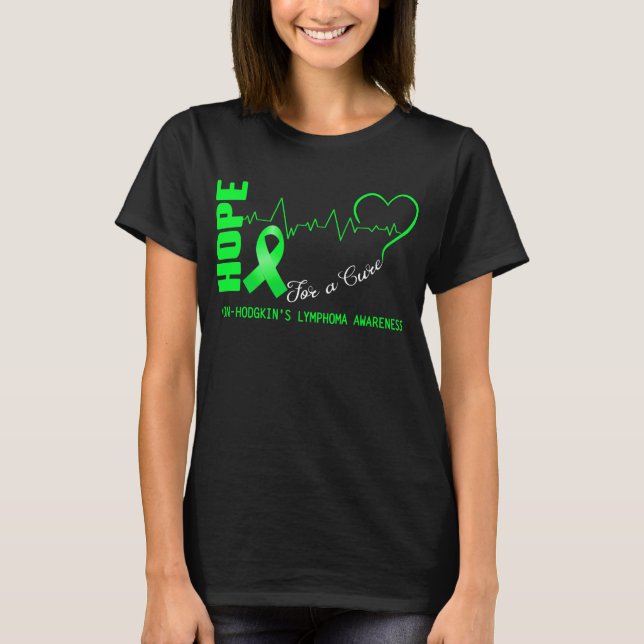 T-shirt L'espoir d'une guérison de la sensibilisation au l (Devant)