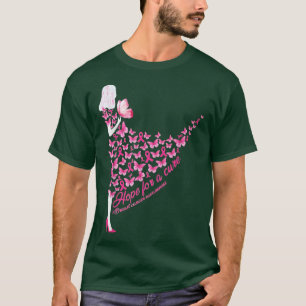 T-shirt L'Espoir D'Une Sensibilisation Cure Au Cancer Du S