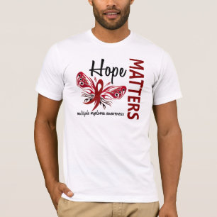 T-shirt L'espoir importe myélome multiple de papillon