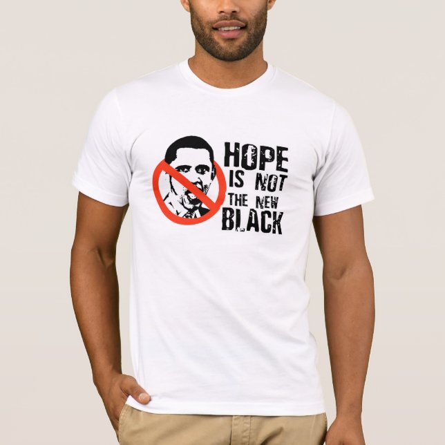 T-SHIRT L'ESPOIR N'EST PAS LE NOUVEAU NOIR (Devant)