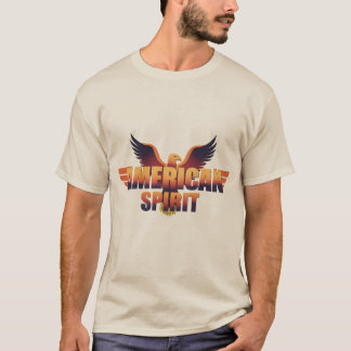 T-shirt "‘L'ESPRIT AMÉRICAIN NOUVEAU’ — caractères gras 