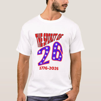 T-SHIRT L'ESPRIT DU 26:1776-2026