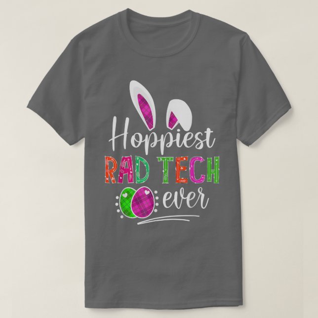 T-shirt L'ESPRIT Rad Tech Jamais Bunny Oars Buffalo Plaid  (Design devant)