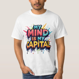 T-shirt "L'esprit sur l'argent : le pouvoir de la pensée"