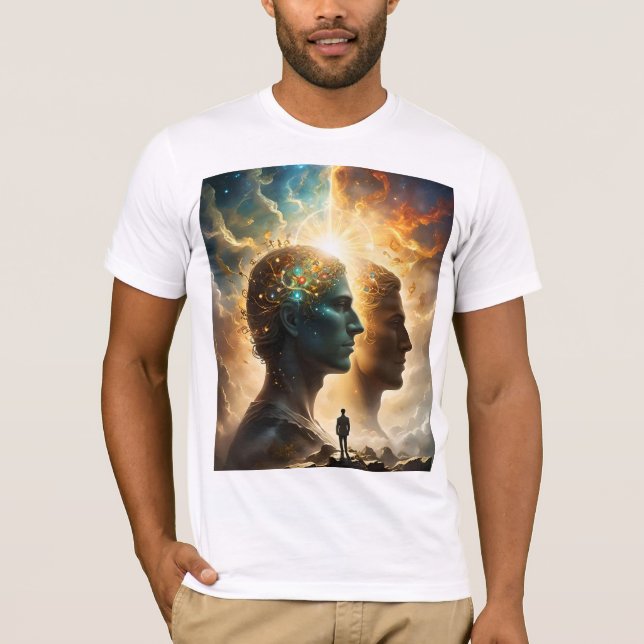 T-shirt L'essence des hommes éclairés (Devant)