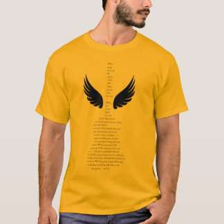 T-shirt "Let the Music Fly" – Guitar with Wings Design