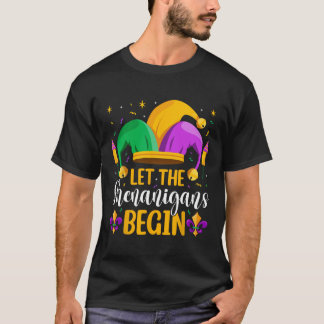 T-shirt Let The Shenanigans Begin Fat Tuesday New Orleans 