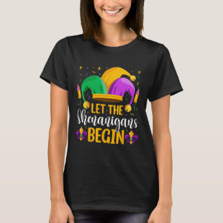 T-shirt Let The Shenanigans Begin Fat Tuesday New Orleans 