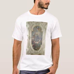 T-shirt L'établissement du chapelet par St Dominic (fres
