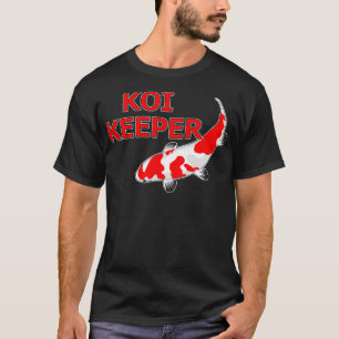T-shirt L'étang de poisson d'or Tancho Sanke Koi Keeping K