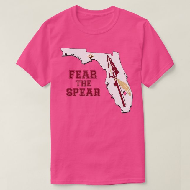 T-shirt L'état de la Floride craint la Spear (plusieurs co (Design devant)