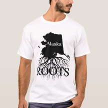 L'état de l'Alaska Racines Chemise femme ou homme