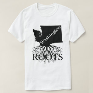 T-shirt L'État de Washington Racines Chemise femme ou homm
