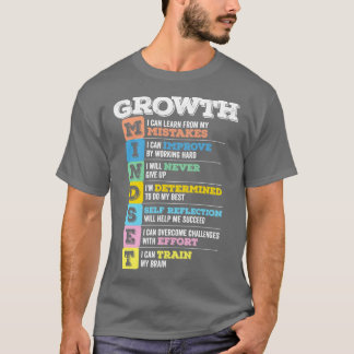 T-shirt L'état d'esprit de croissance