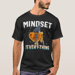 T-shirt L'état d'esprit est tout le poisson rouge, la moti