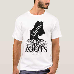 T-shirt L'état du Maine enracine les femmes ou la chemise