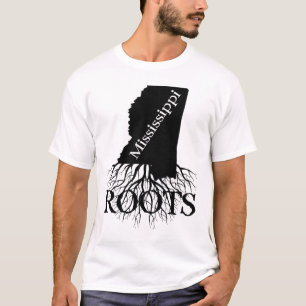 T-shirt L'état du Mississippi enracine les femmes ou la