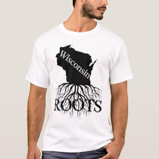 T-shirt L'État du Wisconsin Racines Chemise femme ou homme