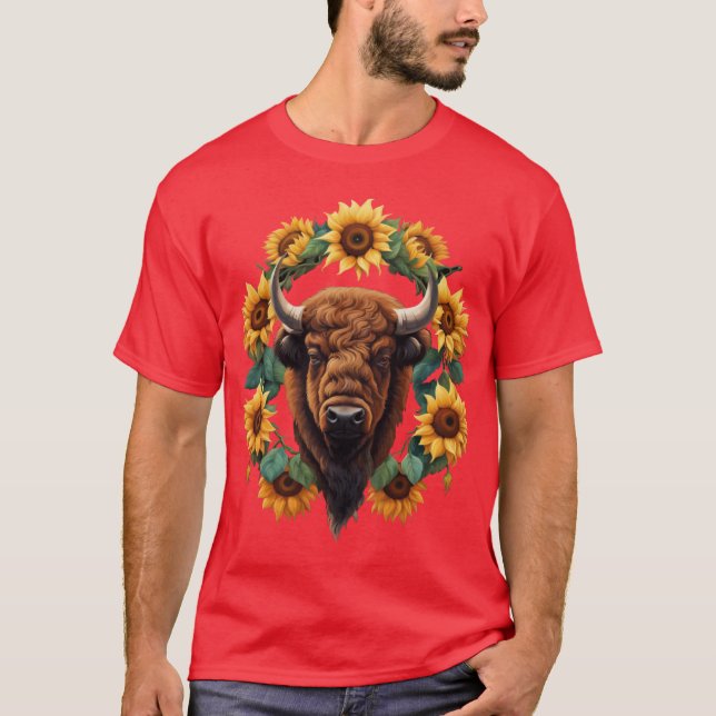 T-shirt L'État Tournesol Du Kansas v2 Design Sans Faille (Devant)