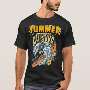T-shirt L'été attraper la vague