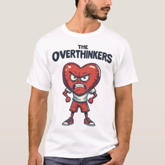 T-shirt L'été du cœur en colère des Overthinkers en dessin