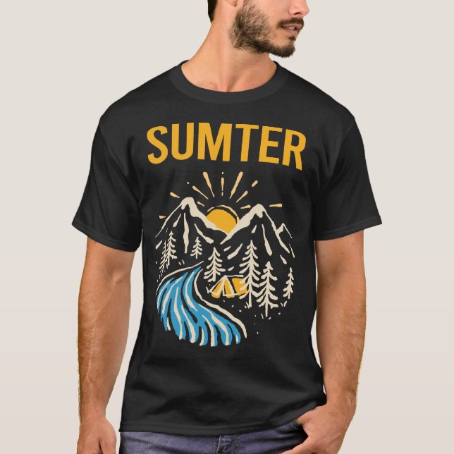 T-shirt L'été du paysage naturel (Devant)
