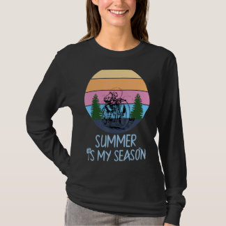 T-shirt L'été est ma saison Vacances été Voyage Camping