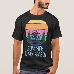 T-shirt L'été est ma saison Vacances été Voyage Camping
