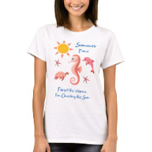 T-shirt "L'été, oubliez les tempêtes"